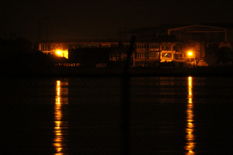 港の灯り
